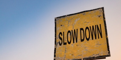 To speed up, first slow down